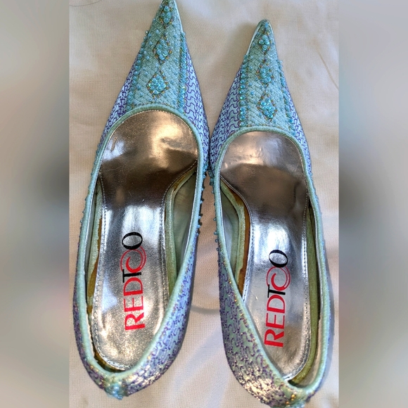 Redtoo Flow Sequin Women's Pumps - Picture 7 of 11